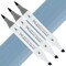 Artfinity Sketch Marker Sets - Set of 3 - Grayish Blue B8-5, Vibrant, Professional, Dye-Based Alcohol Markers for Artists, Drawing, Travel, & More